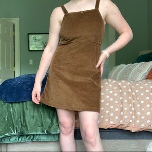Brown Corduroy Dress